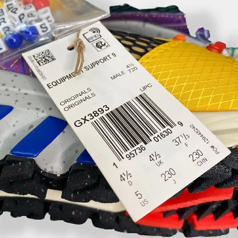 Adidas x Sean Wotherspoon EQT Support 93 Bold Gold/ Purple GX3893 Mens size 5